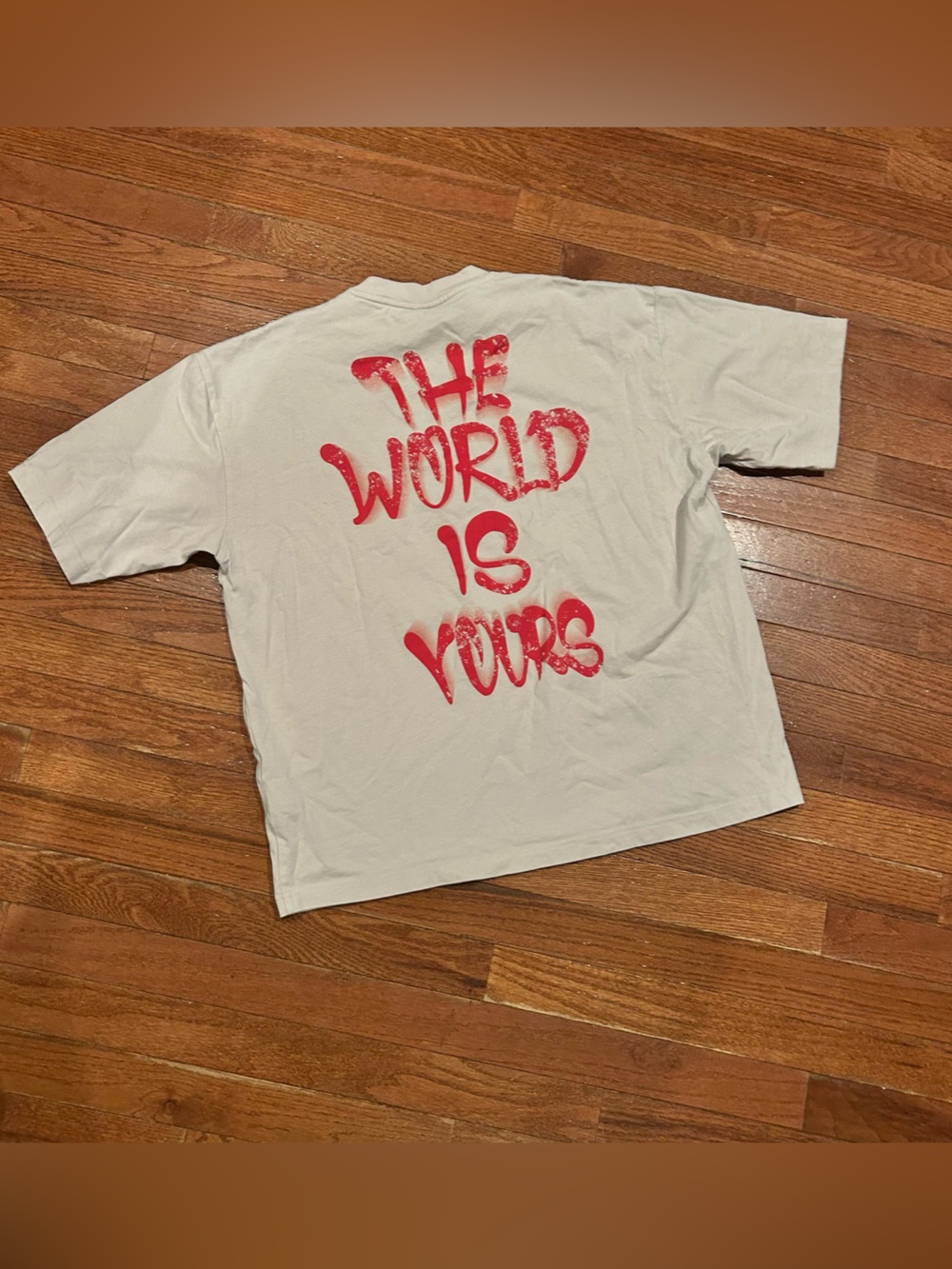 Milli Merch "The World Is Your" heavyweight oversized t-shirt - Picture 4 of 4